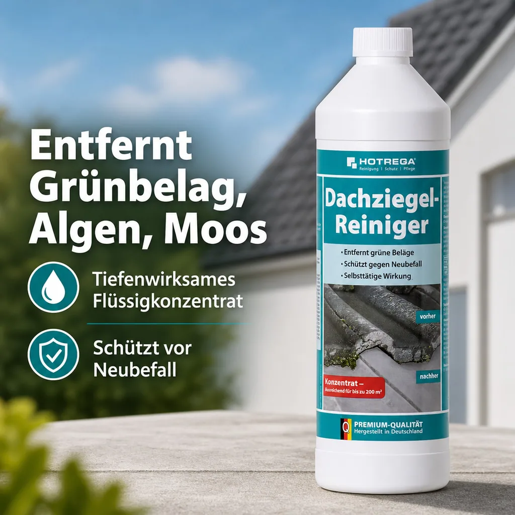 HOTREGA Dachziegel Reiniger Konzentrat 1 Liter