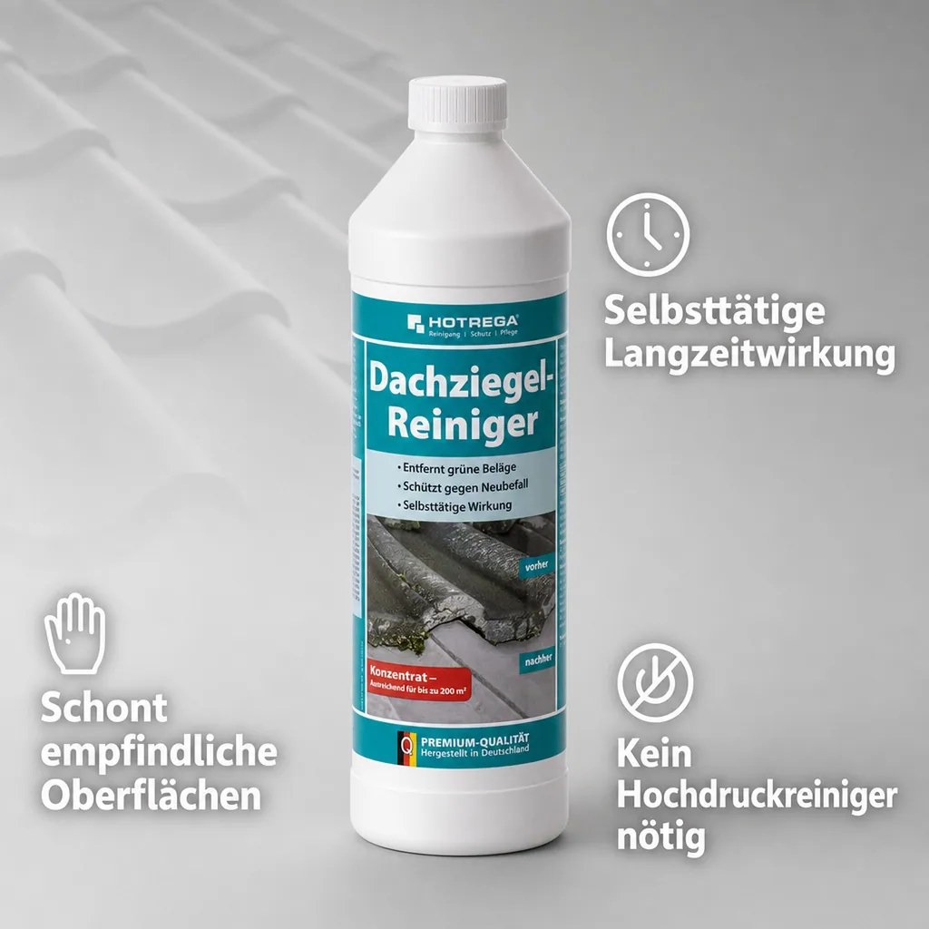 HOTREGA Dachziegel Reiniger Konzentrat 1 Liter
