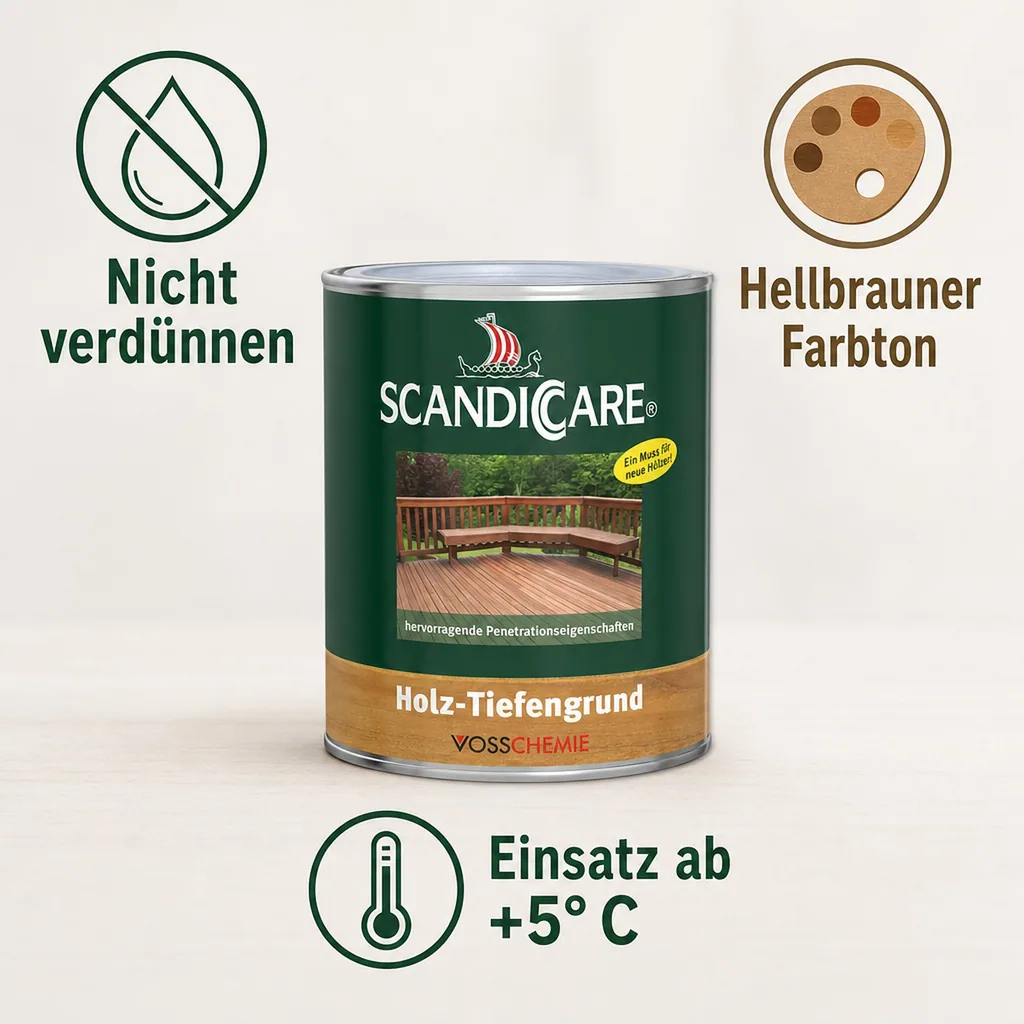 SC SCANDICCARE Holz Tiefengrund 1 Liter