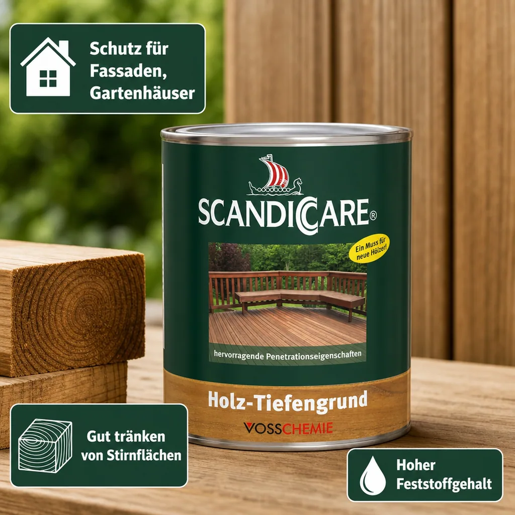 SC SCANDICCARE Holz Tiefengrund 1 Liter