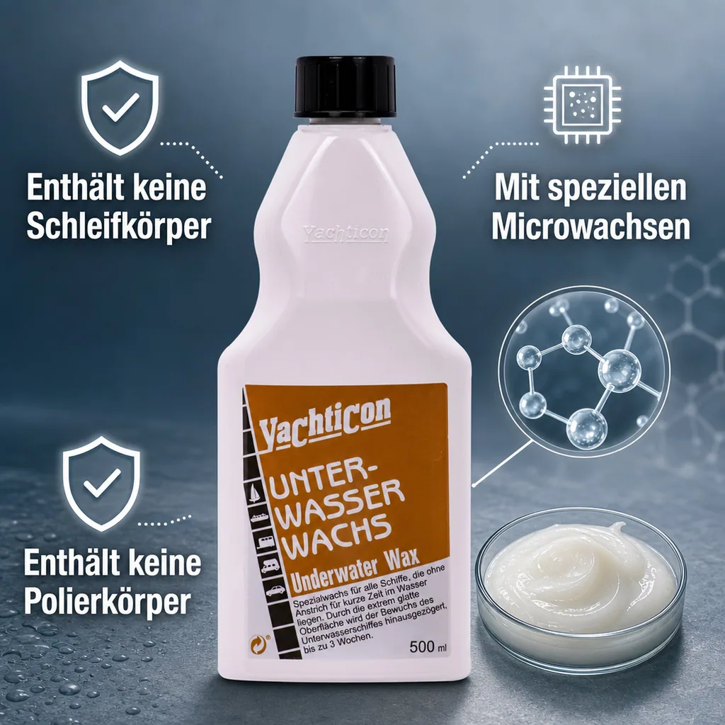 YACHTICON Unterwasser Wachs 500 ml mit PTFE