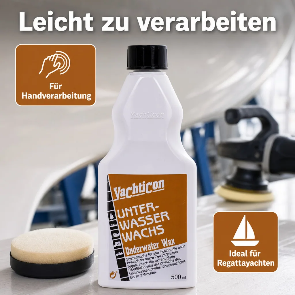 YACHTICON Unterwasser Wachs 500 ml mit PTFE