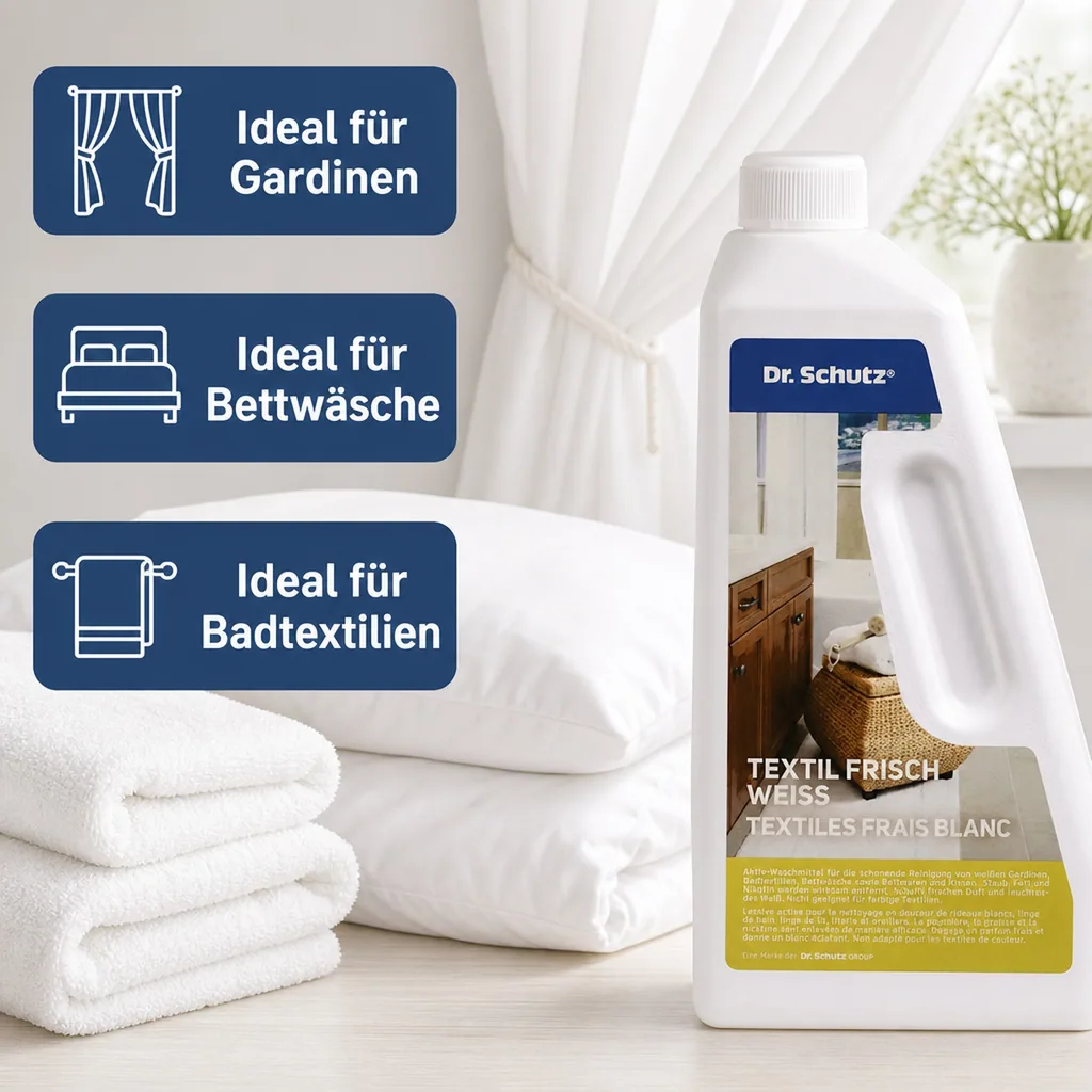 DR. SCHUTZ Textil Frisch weiß 750 ml Waschmittel für weiße Textilien