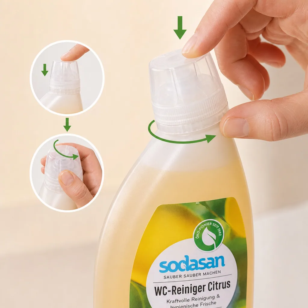 SODASAN WC Reiniger Citrus 750ml in der Schräghalsflasche