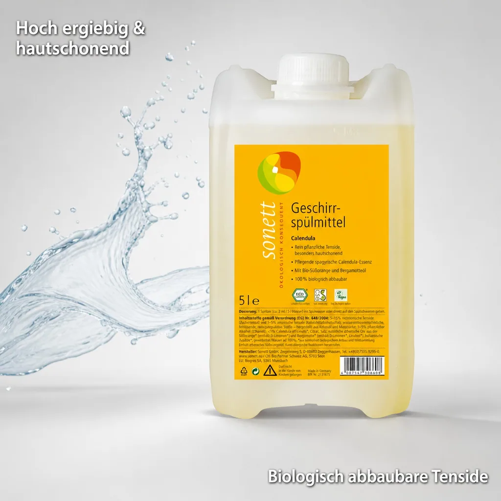 SONETT Geschirrspülmittel CALENDULA 5 Liter