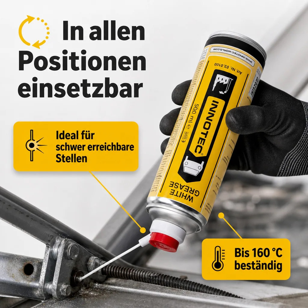 INNOTEC White Grease 500 ml weißes Sprühfett