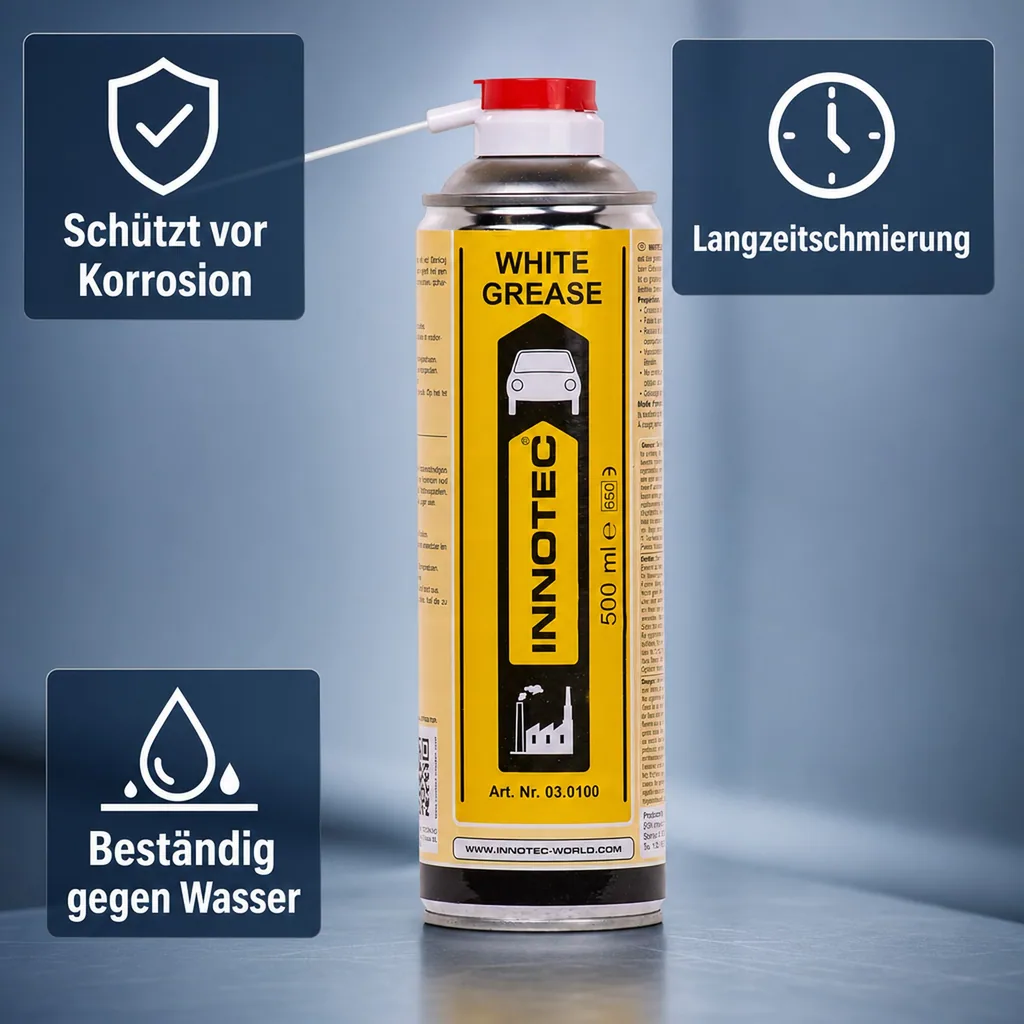 INNOTEC White Grease 500 ml weißes Sprühfett