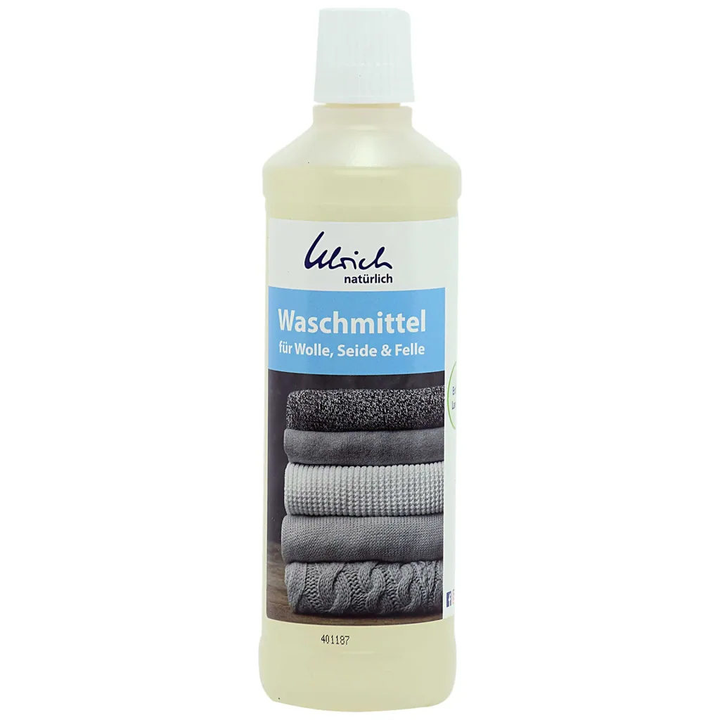 ULRICH natürlich Waschmittel für Wolle, Seide und Felle 500 ml flüssig mit Lanolin