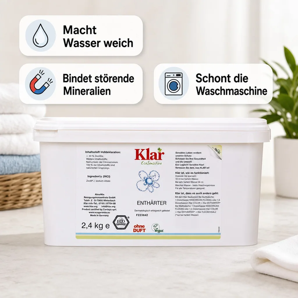 KLAR Enthärter 2.4kg ohne Duft