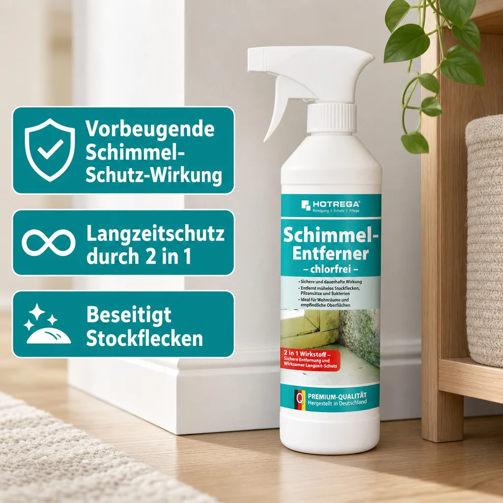 HOTREGA Schimmelentferner 500ml chlorfrei Sprühflasche