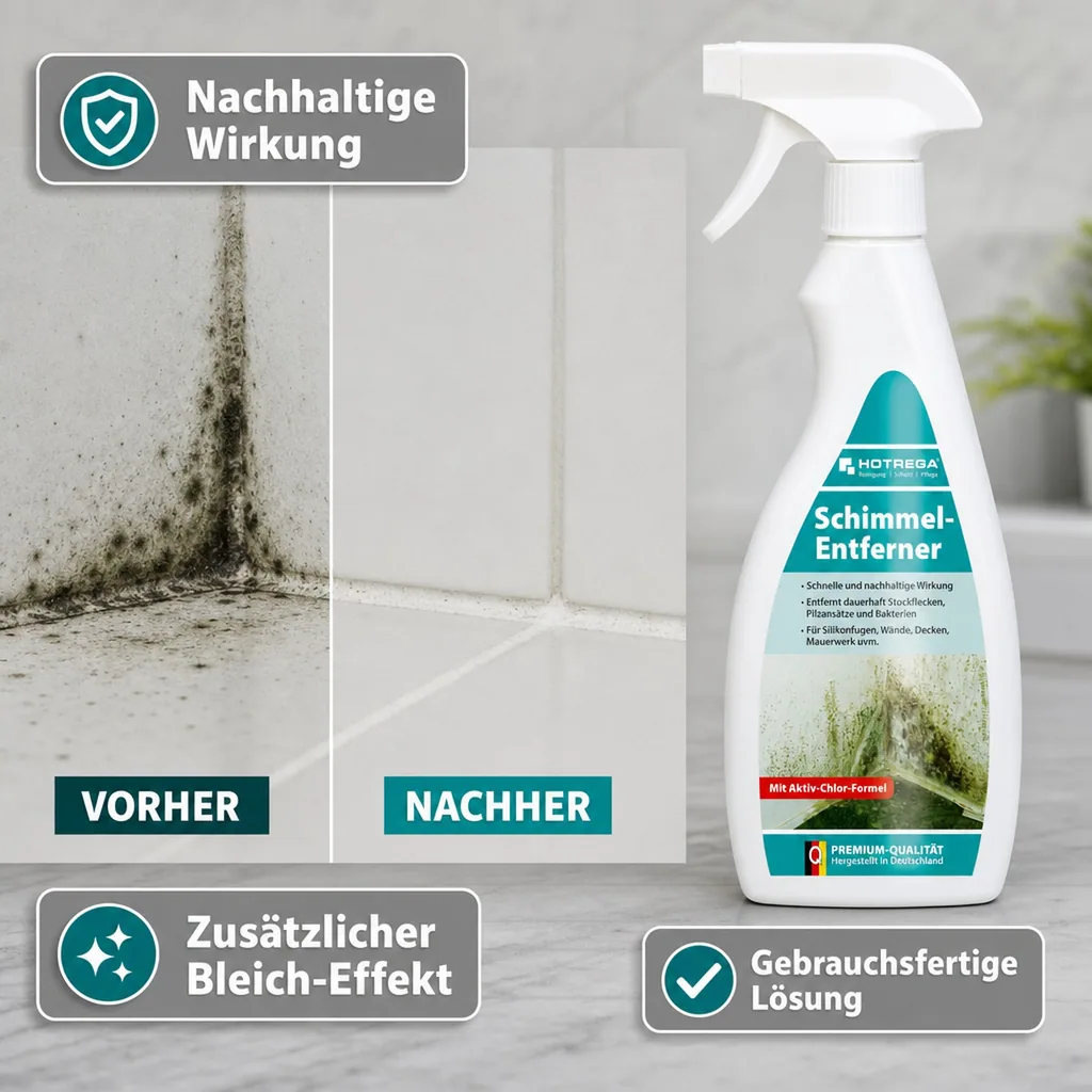 HOTREGA Schimmelentferner 500ml Flachsprühflasche