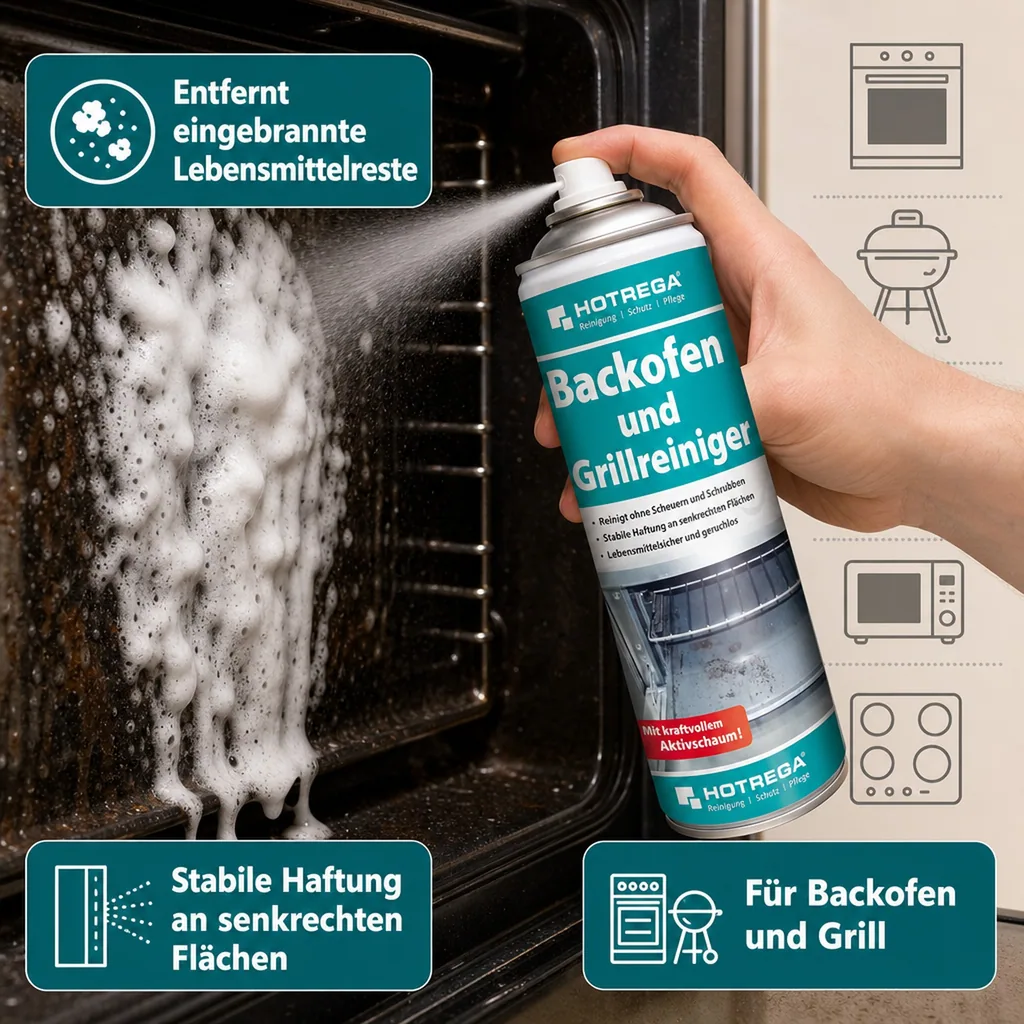 HOTREGA Backofen- und Grillreiniger 300 ml Spraydose