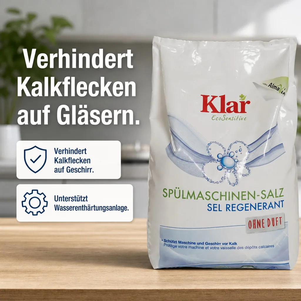 KLAR Spülmaschinensalz 2kg Beutel