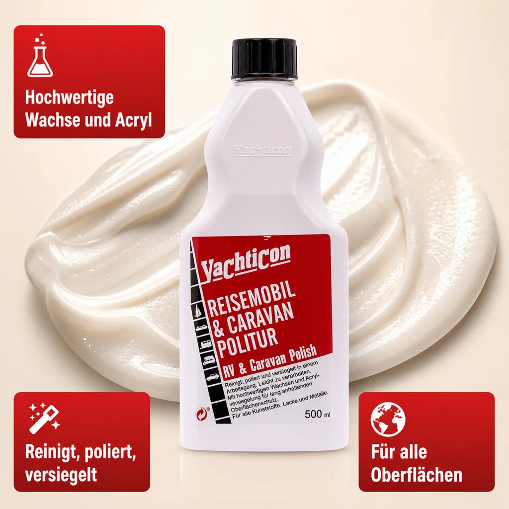 YACHTICON Reisemobil & Caravan Politur 500 ml