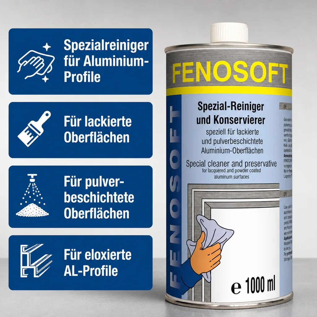 FENOPLAST Fenosoft Spezial-Reiniger und Konservierer für AL Profile 1 Liter