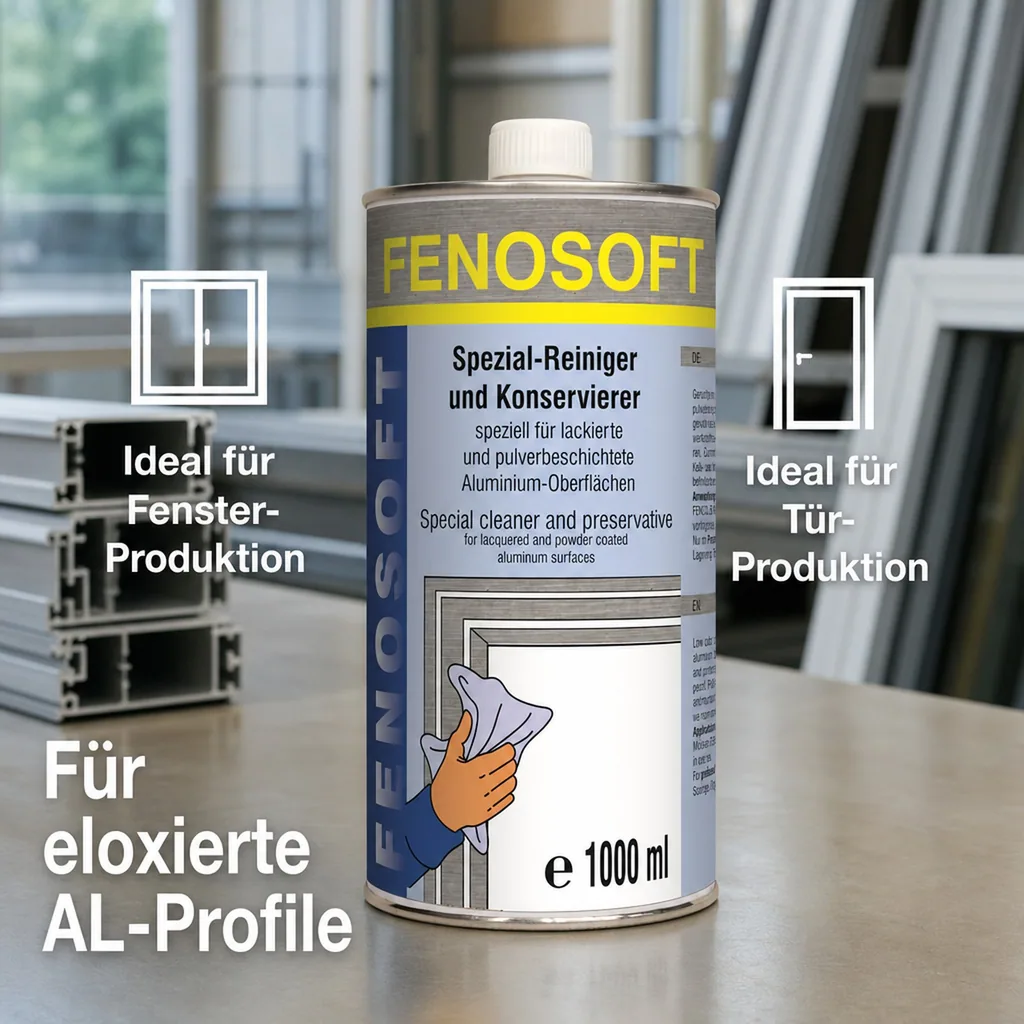 FENOPLAST Fenosoft Spezial-Reiniger und Konservierer für AL Profile 1 Liter