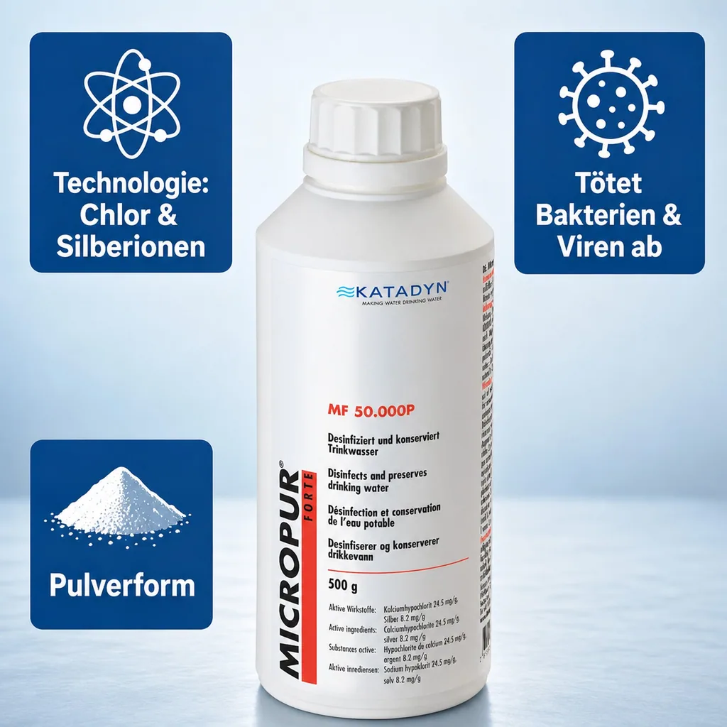 KATADYN Micropur Forte MF 50.000P - 500g Pulver