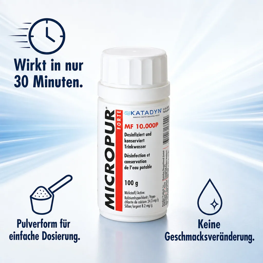 KATADYN Micropur Forte MF 10.000P - 100g Pulver
