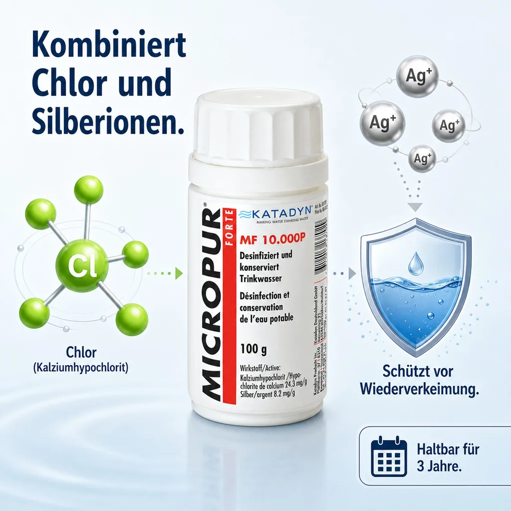 KATADYN Micropur Forte MF 10.000P - 100g Pulver