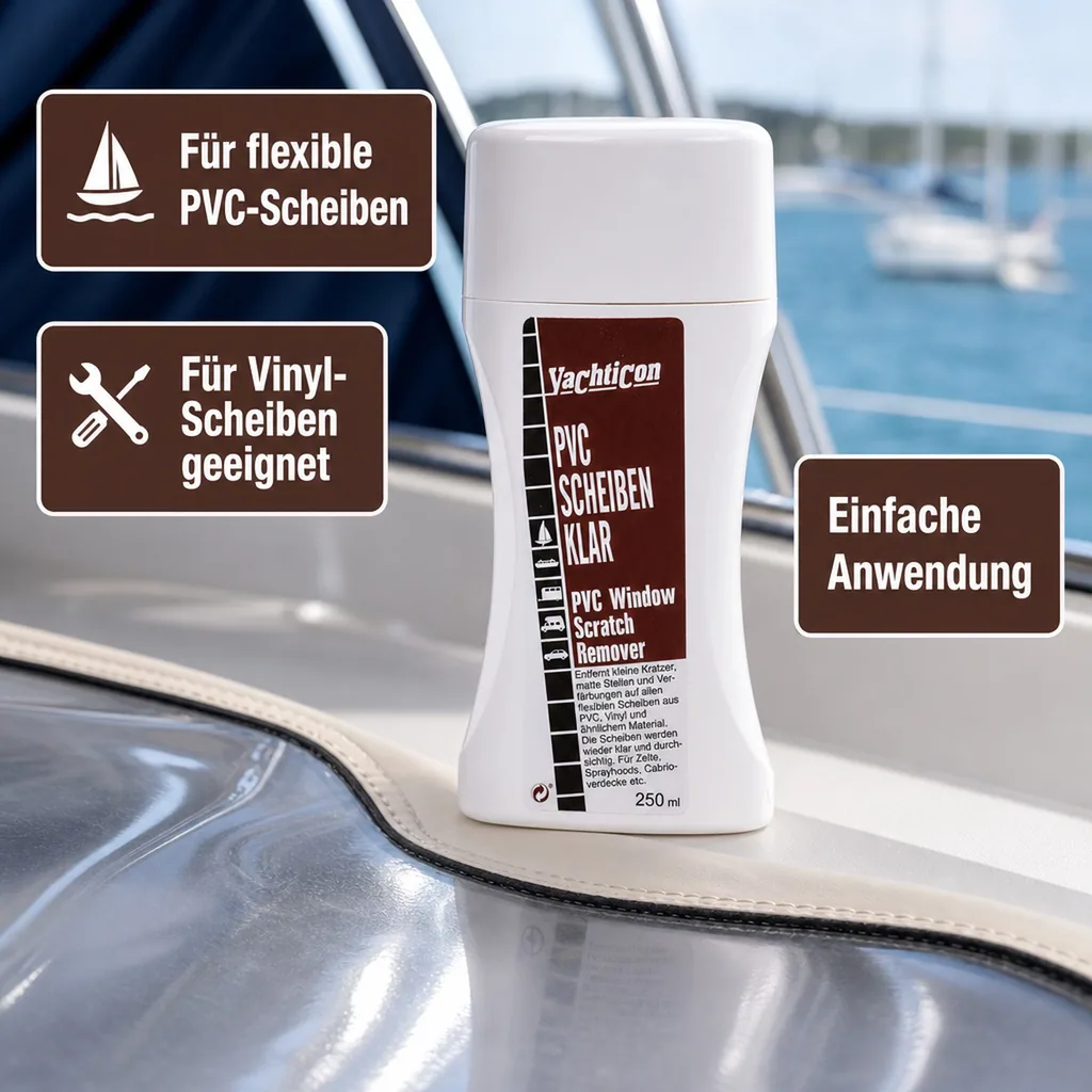 YACHTICON PVC Scheiben Klar 250 ml