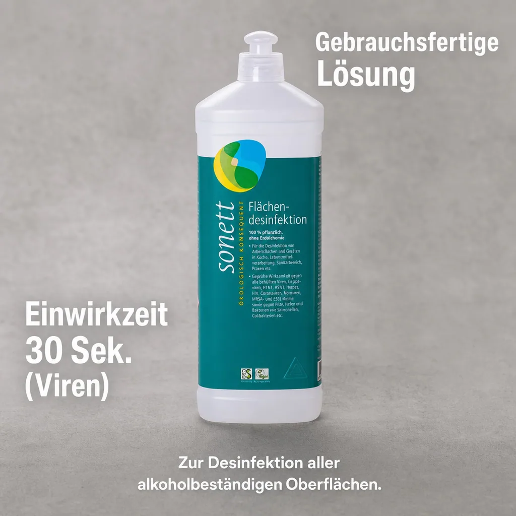 SONETT Flächendesinfektion 1 Liter DVG gelistet