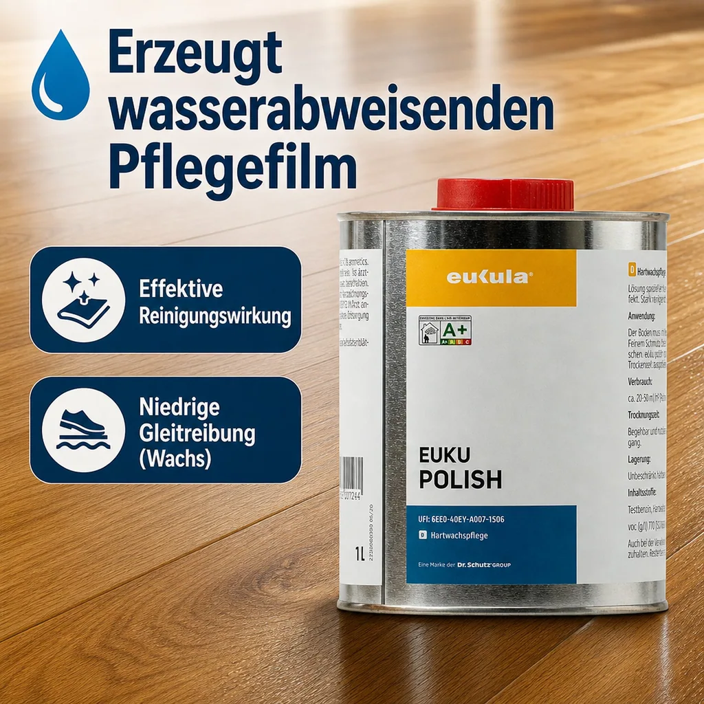 eukula Polish 1 Liter Hartwachspflege für ca. 20-50 m²