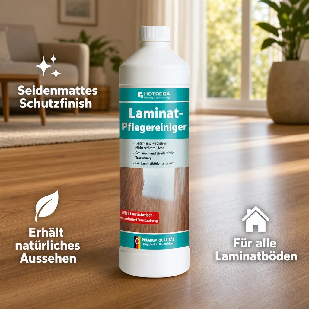 HOTREGA Laminat Pflegereiniger 1 Liter Konzentrat