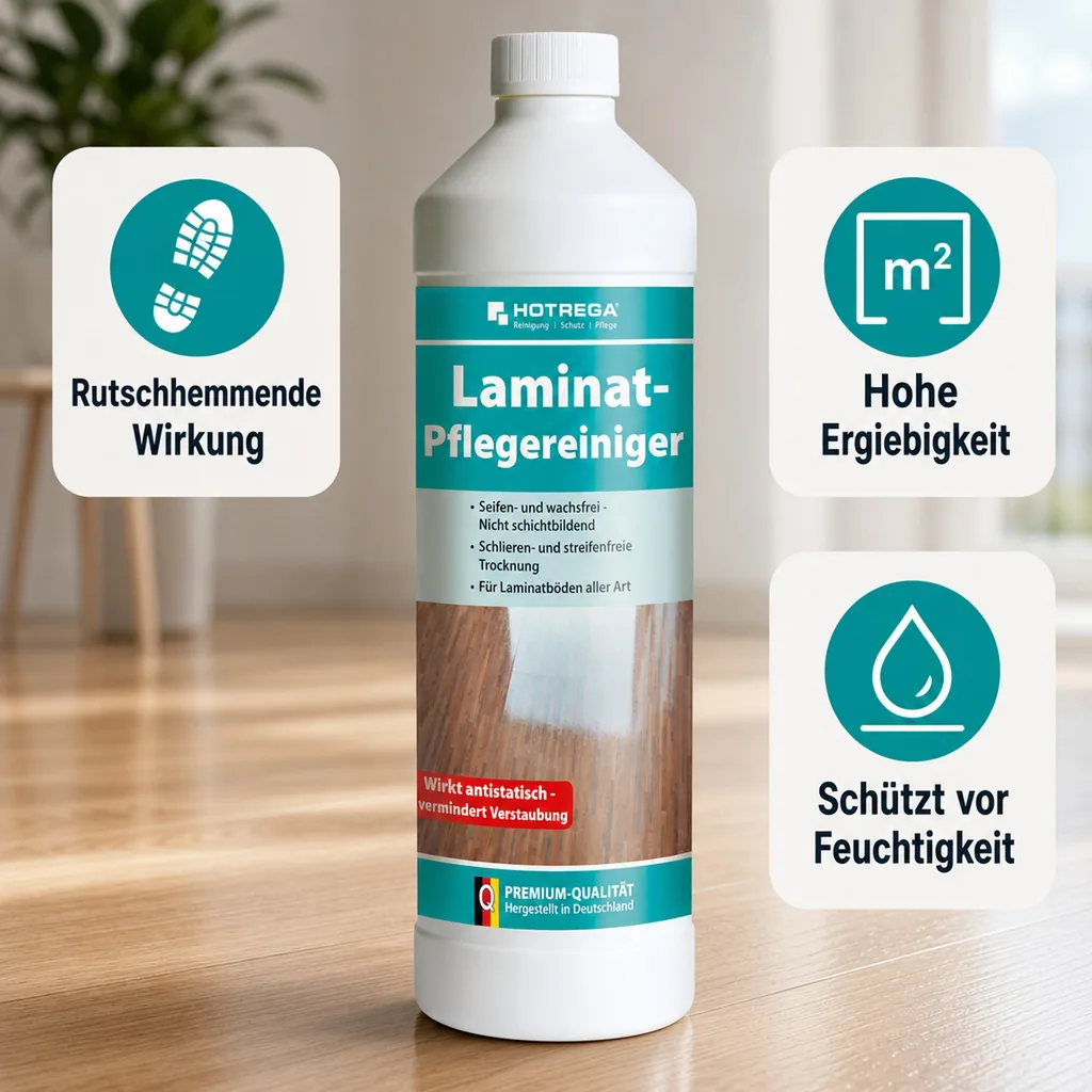 HOTREGA Laminat Pflegereiniger 1 Liter Konzentrat