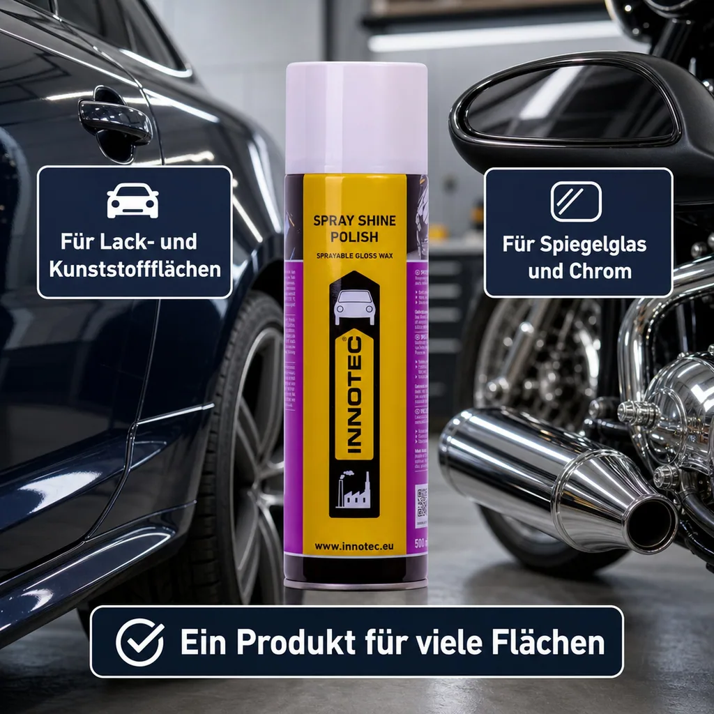 INNOTEC Spray Shine Polish 500 ml Lack- und Kunsstoffpolitur