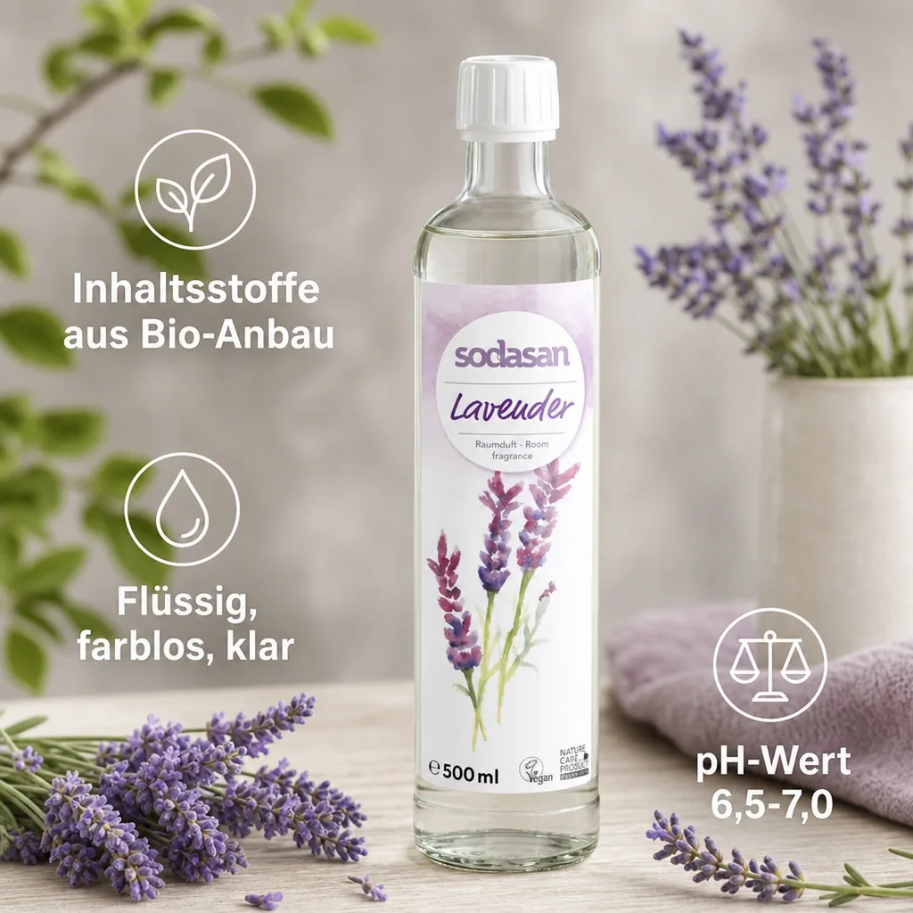 SODASAN Raumduft senses LAVENDER 500ml Nachfüller