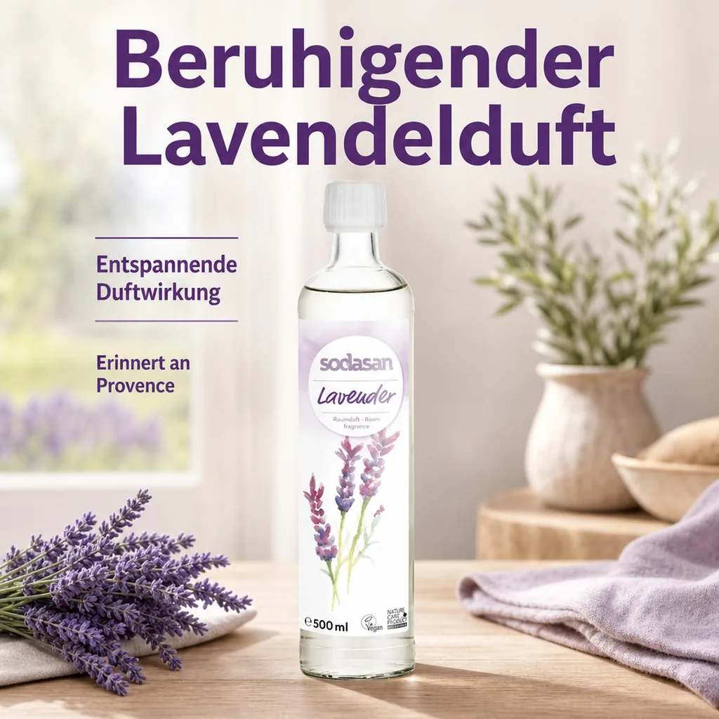 SODASAN Raumduft senses LAVENDER 500ml Nachfüller