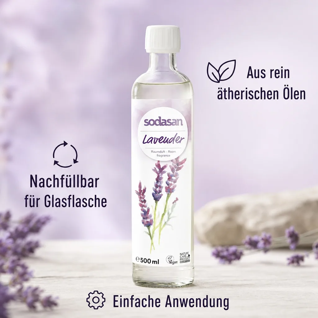 SODASAN Raumduft senses LAVENDER 500ml Nachfüller