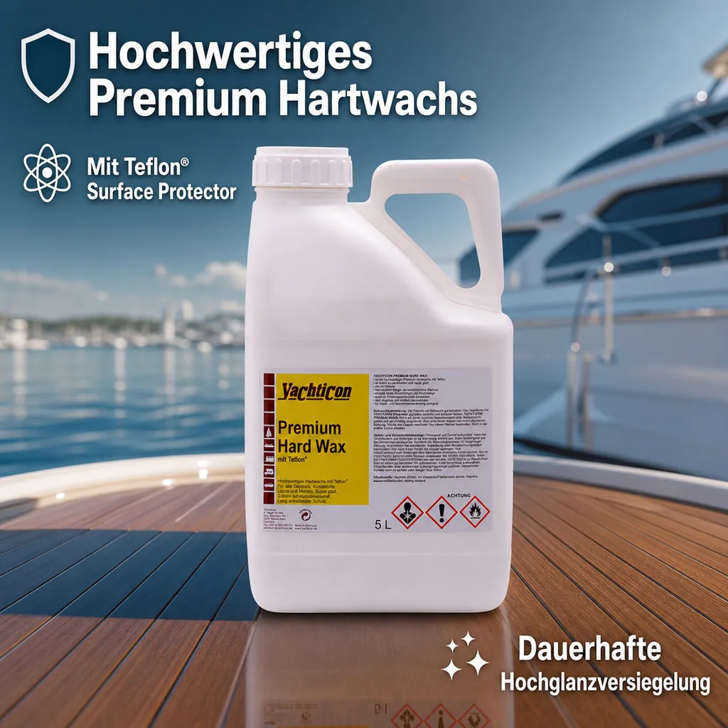 YACHTICON Premium Hard Wax 5 Liter mit Teflon® surface protector