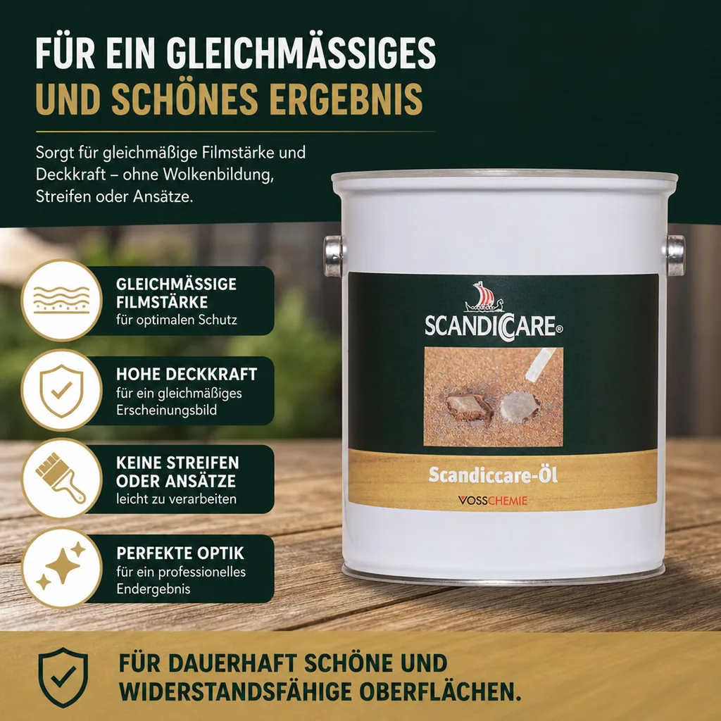 SC SCANDICCARE Öl 3 Liter Farbzusatz- und Rostversiegelung