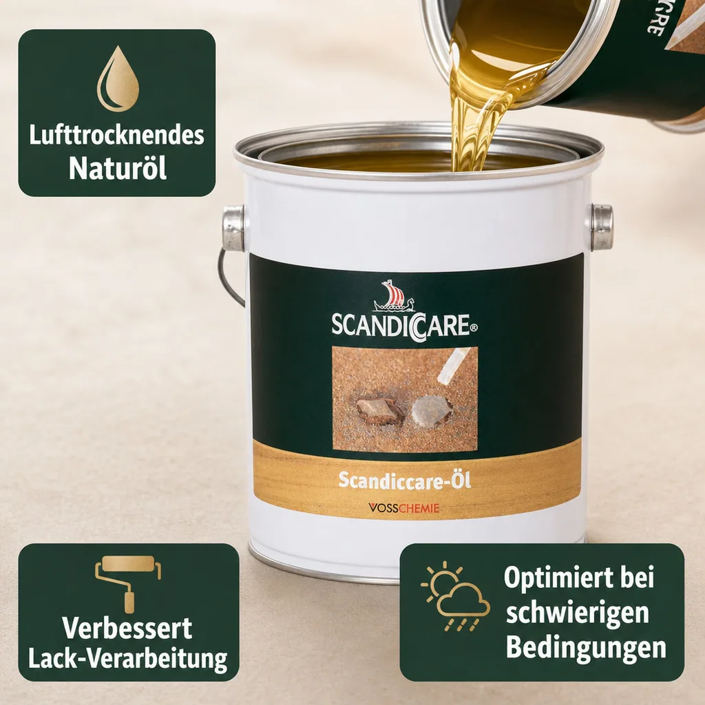 SC SCANDICCARE Öl 3 Liter Farbzusatz- und Rostversiegelung