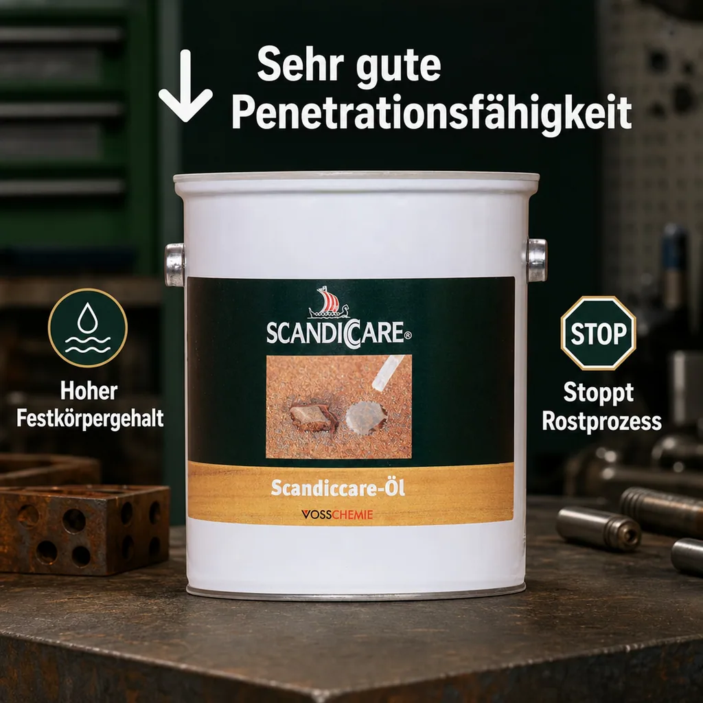 SC SCANDICCARE Öl 3 Liter Farbzusatz- und Rostversiegelung