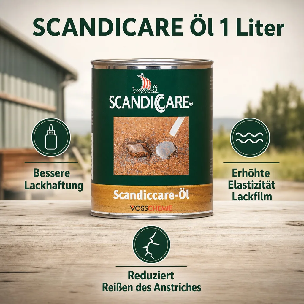 SC SCANDICCARE Öl 1 Liter Farbzusatz- und Rostversiegelung