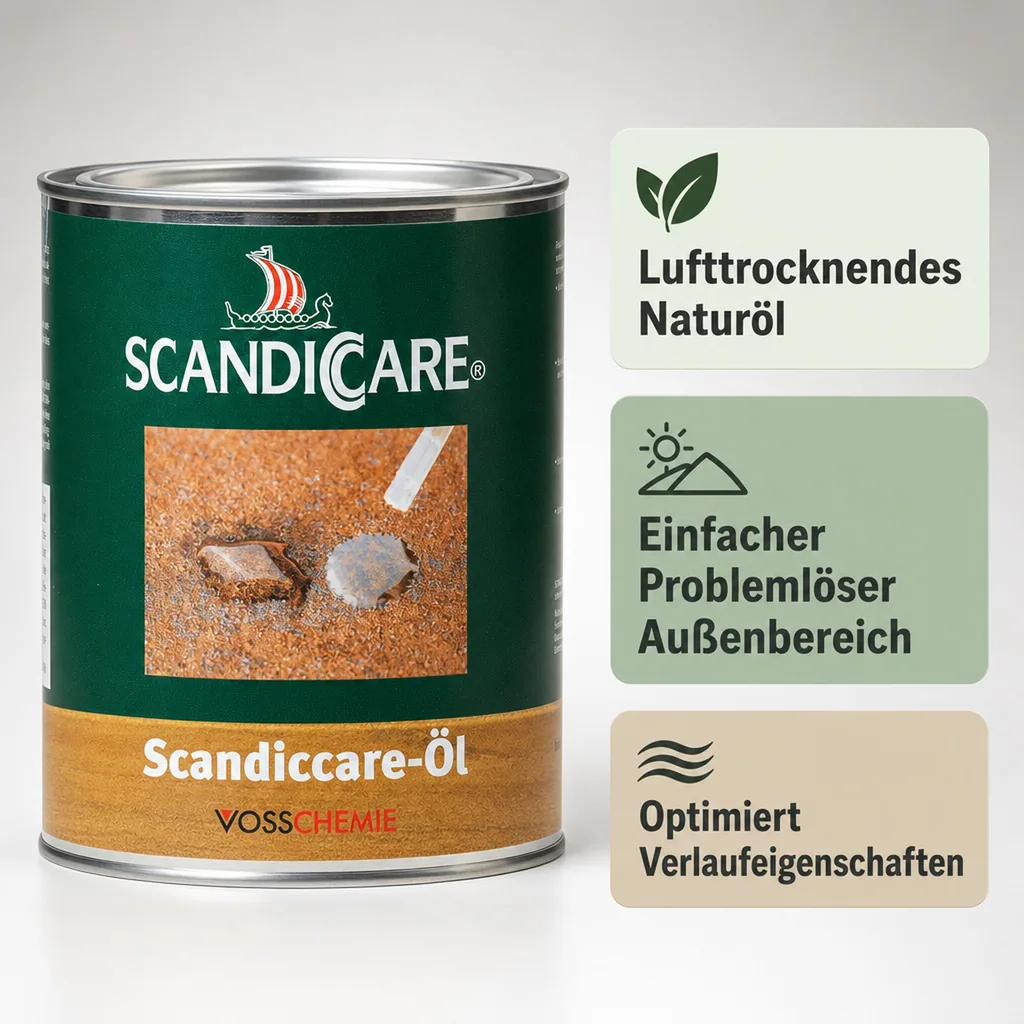 SC SCANDICCARE Öl 1 Liter Farbzusatz- und Rostversiegelung