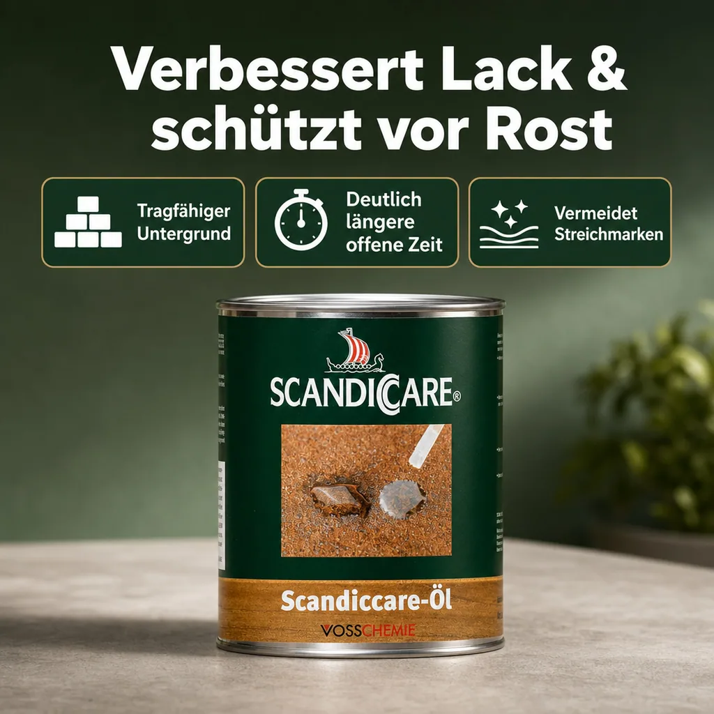 SC SCANDICCARE Öl 1 Liter Farbzusatz- und Rostversiegelung
