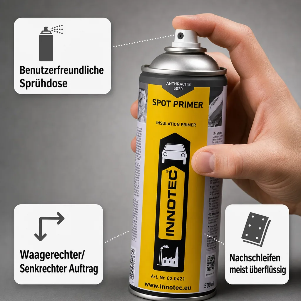INNOTEC Spotprimer 500ml antrazit Isolierprimer