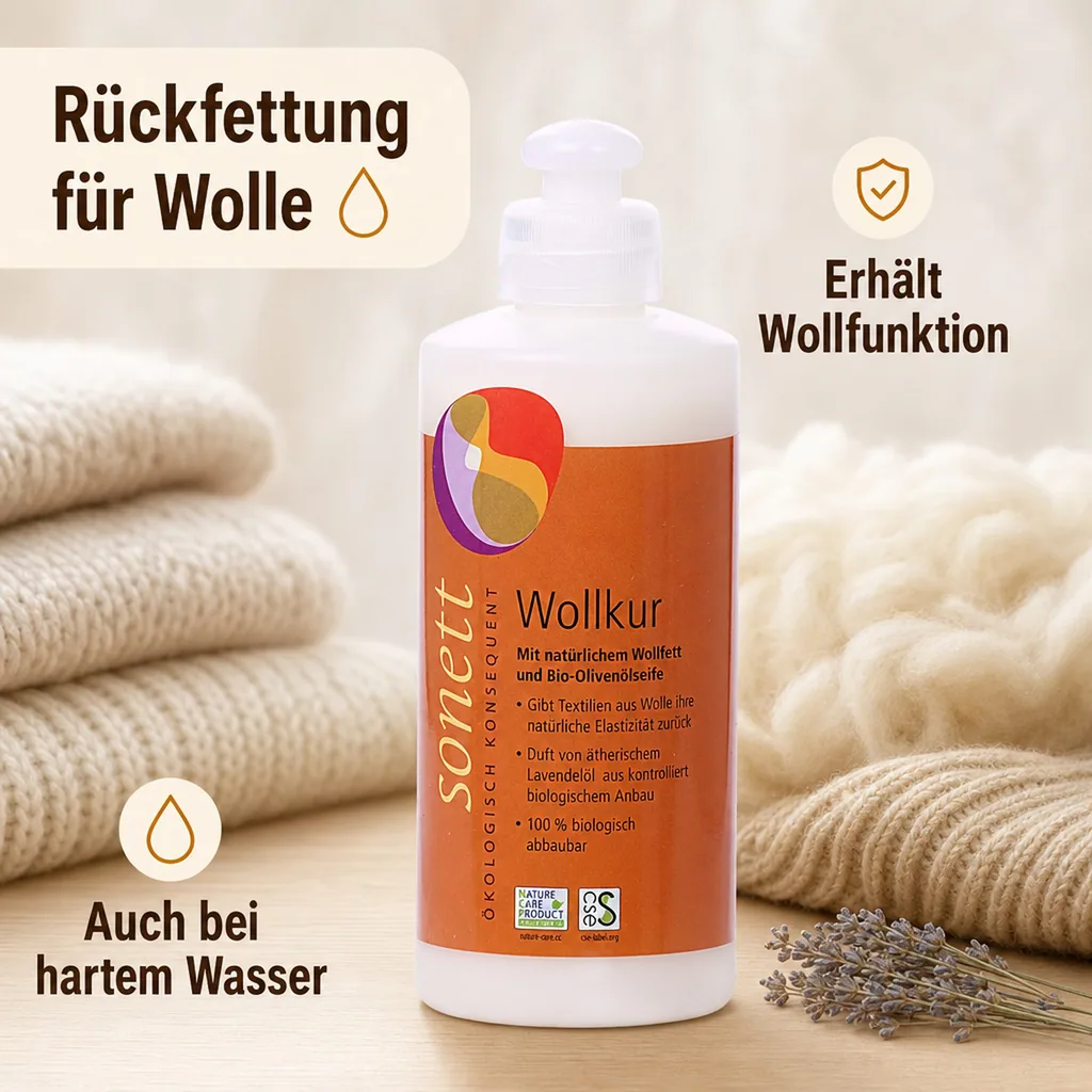 SONETT Wollkur 300 ml für Wolle & Feines