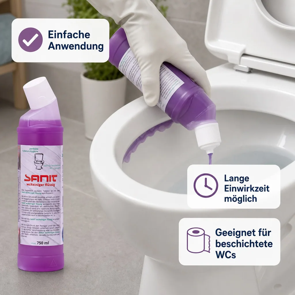 SANIT WC Reiniger flüssig 750 ml