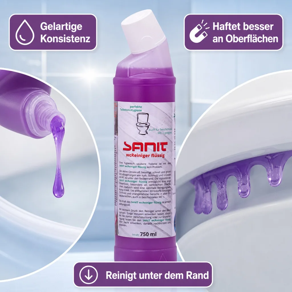 SANIT WC Reiniger flüssig 750 ml