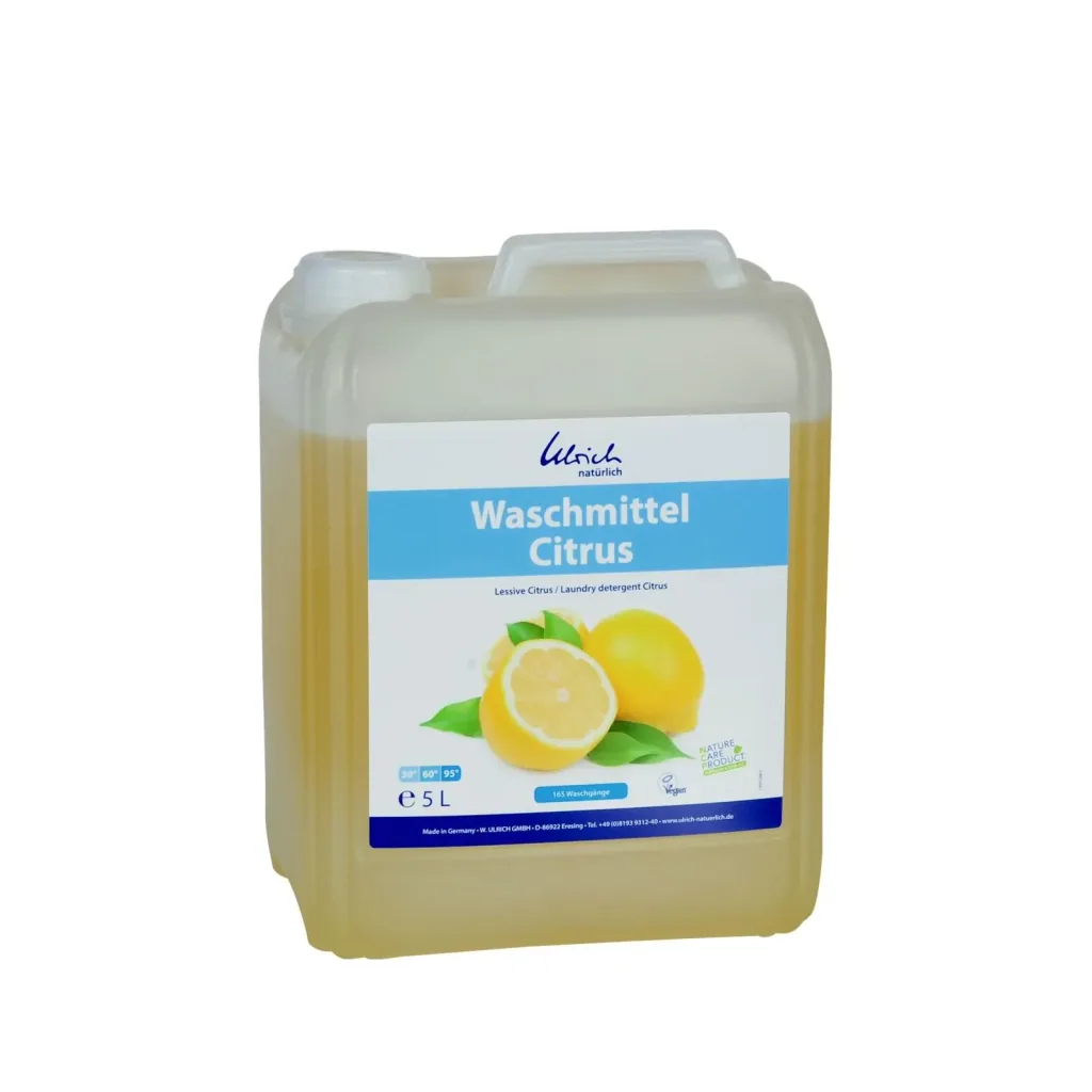 ULRICH natürlich Waschmittel Citrus in verschiedenen Größengebinden