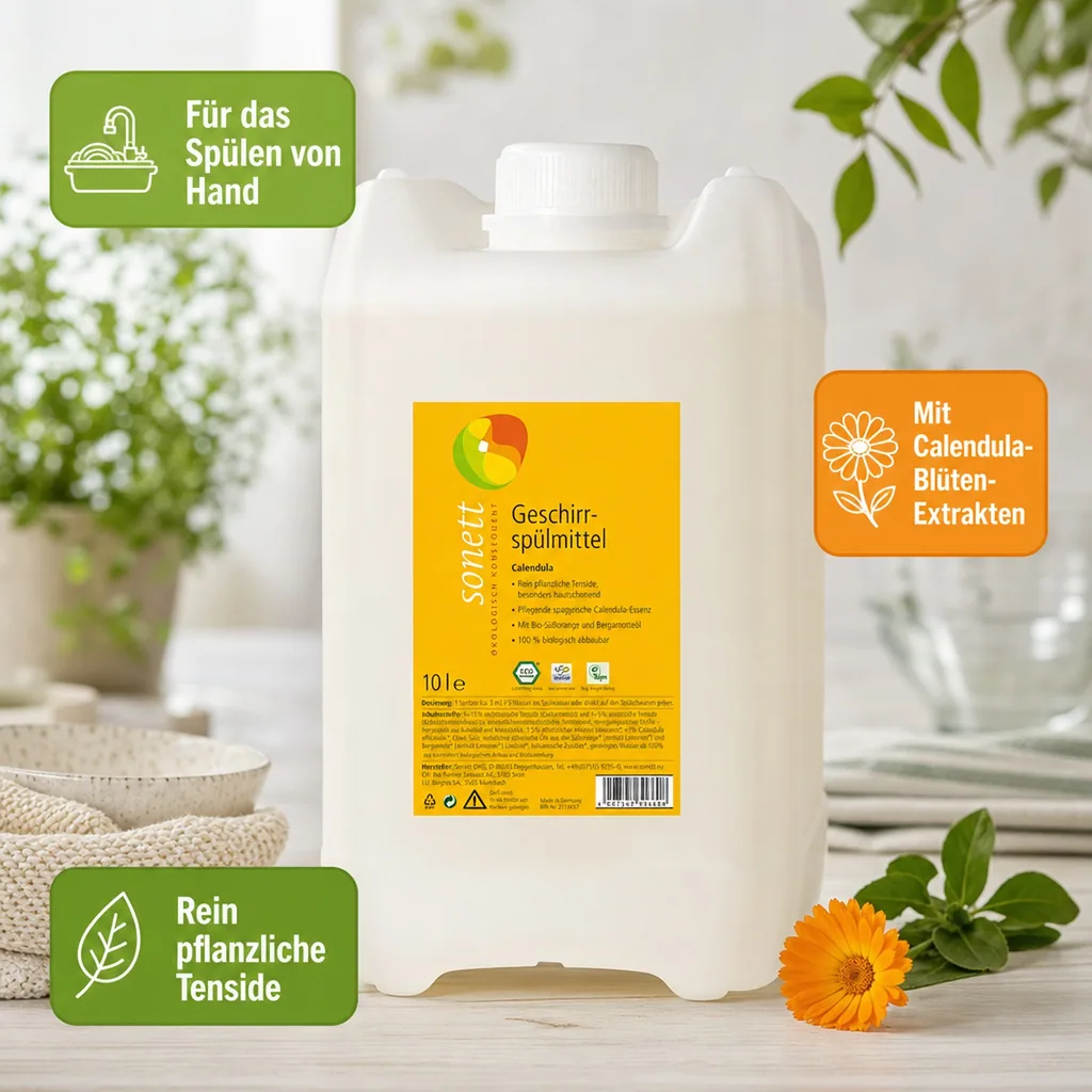 SONETT Geschirrspülmittel CALENDULA 10 Liter