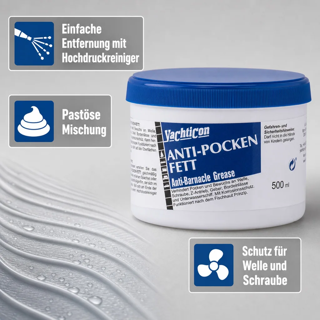 YACHTICON Anti Pocken Fett 500 ml