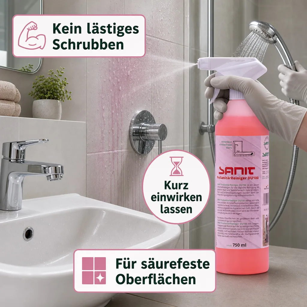 SANIT Pro Sanitär Reiniger DU 100 - 750 ml