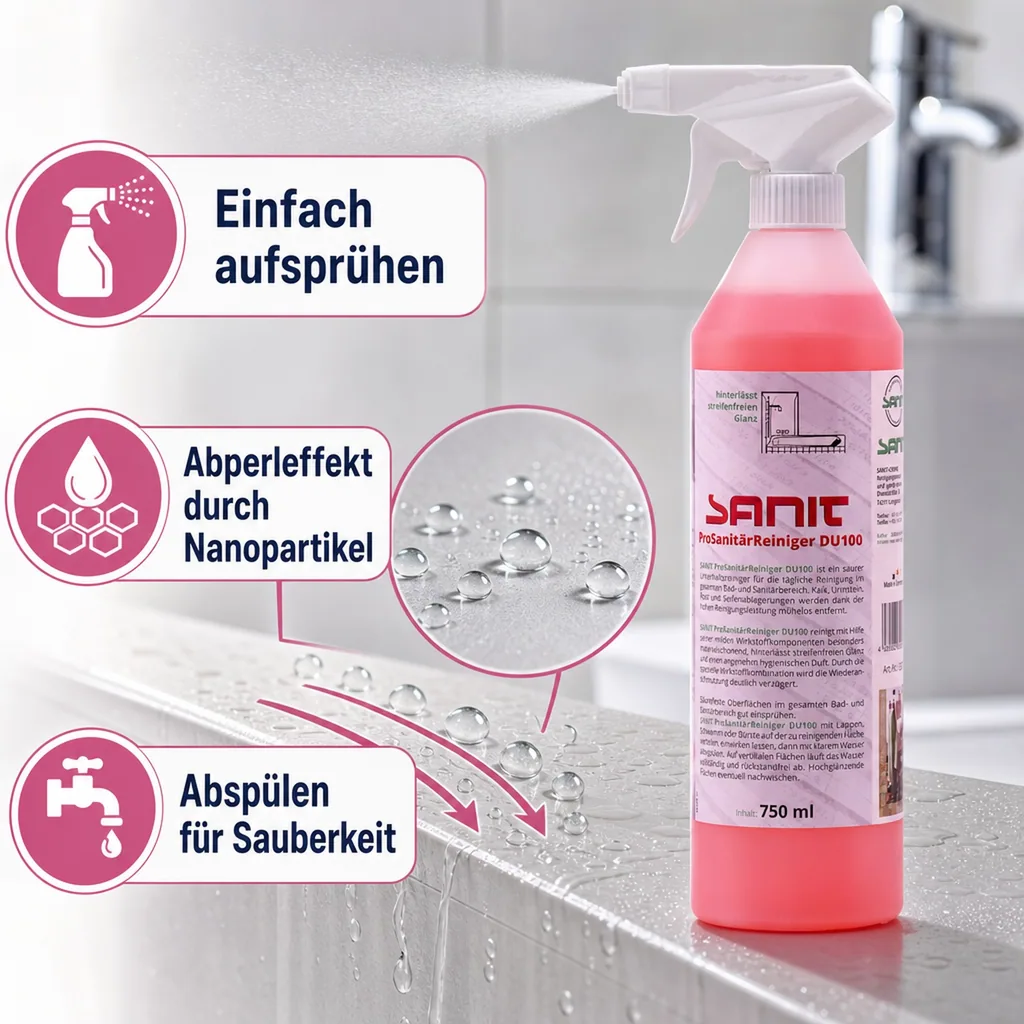 SANIT Pro Sanitär Reiniger DU 100 - 750 ml