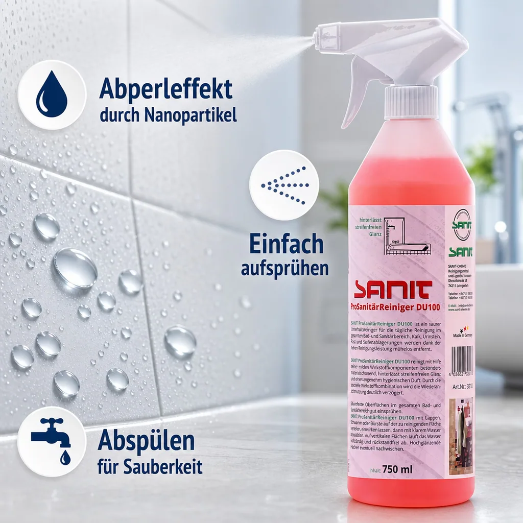 SANIT Pro Sanitär Reiniger DU 100 - 750 ml