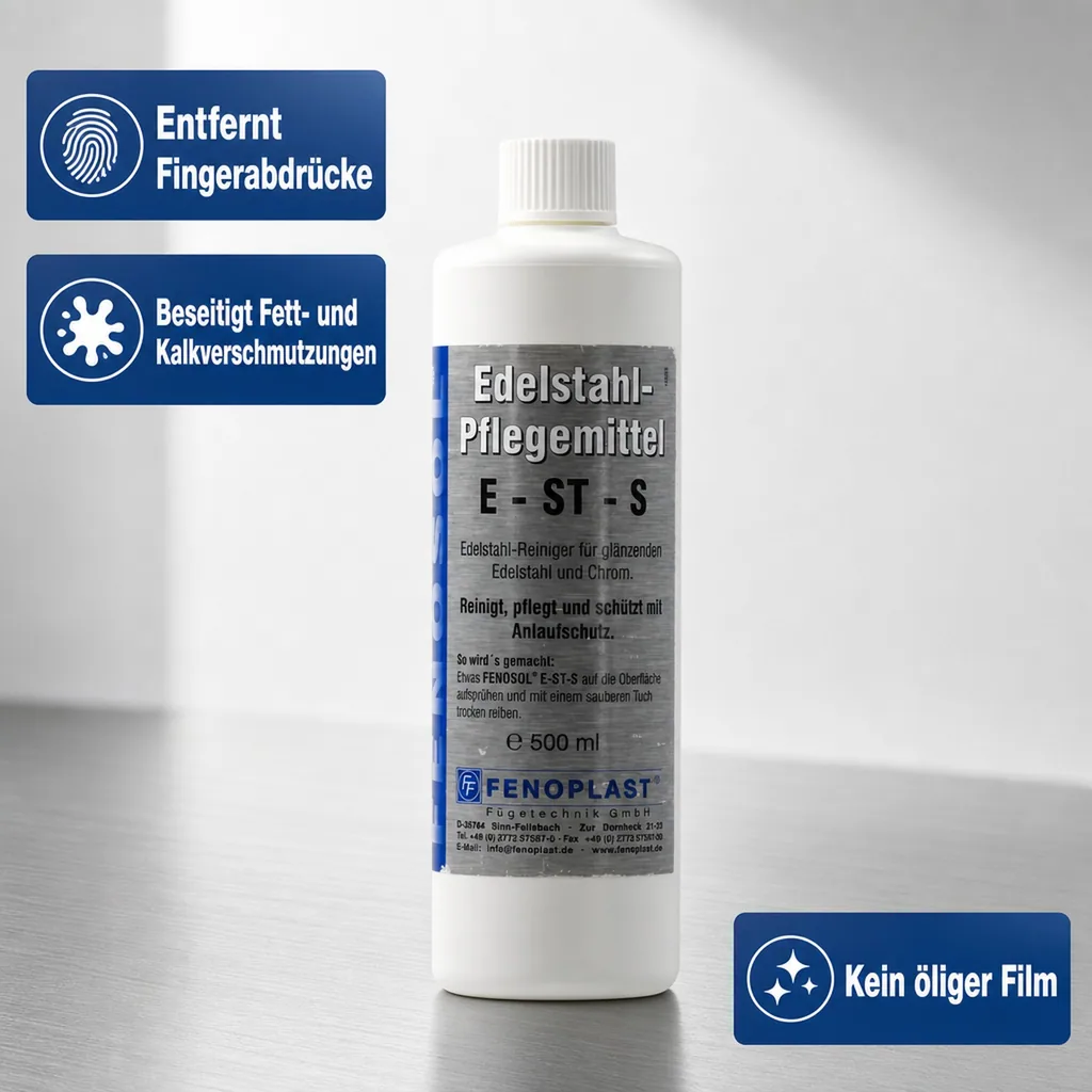 FENOPLAST Fenosol Edelstahlreiniger E-ST-S 500ml Pflegereiniger
